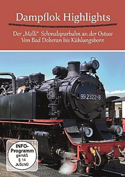 Dampflok Highlights - Der Molli, 1 DVD