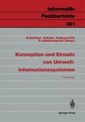 Konzeption und Einsatz von Umweltinformationssystemen