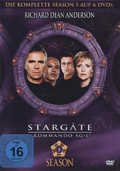 Stargate Kommando SG-1, DVD-Videos Season 5, 6 DVDs, deutsche, englische u. spanische Version