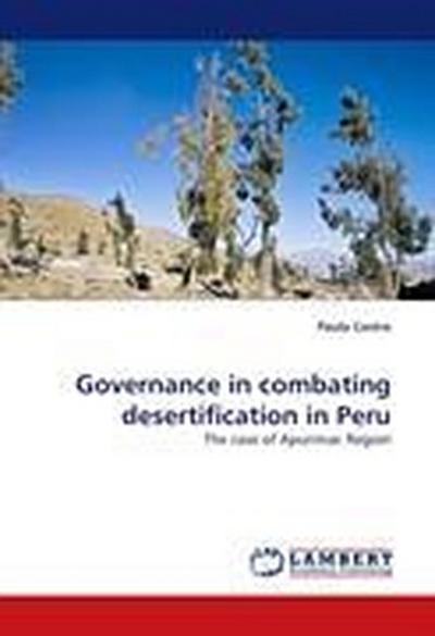 Governance in combating desertification in Peru