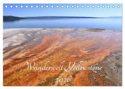 Wunderwelt Yellowstone 2026 (Tischkalender 2026 DIN A5 quer), CALVENDO Monatskalender