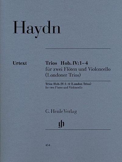 Joseph Haydn - Trios Hob. IV:1-4 für zwei Flöten und Violoncello (Londoner Trios)