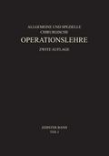 Allgemeiner Teil und die Operationen an der Oberen Extremität