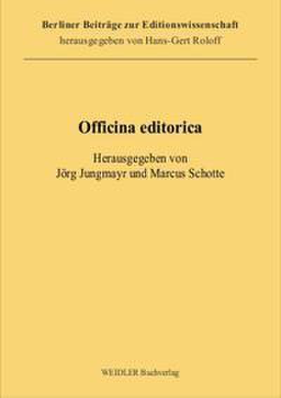 Officina editorica