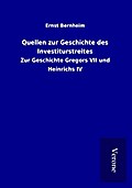 Quellen zur Geschichte des Investiturstreites
