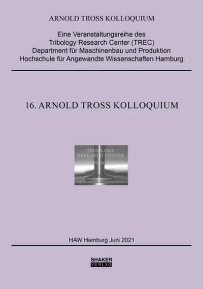 16.Arnold Tross Kolloquium