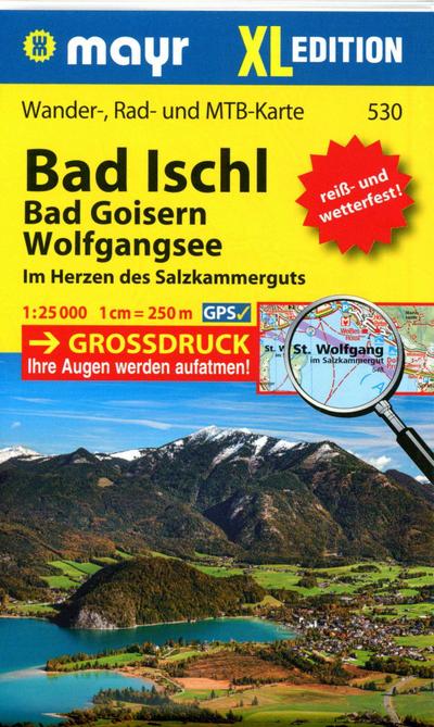 Mayr Wanderkarte Bad Ischl - Bad Goisern - Wolfgangsee XL 1:25.000 