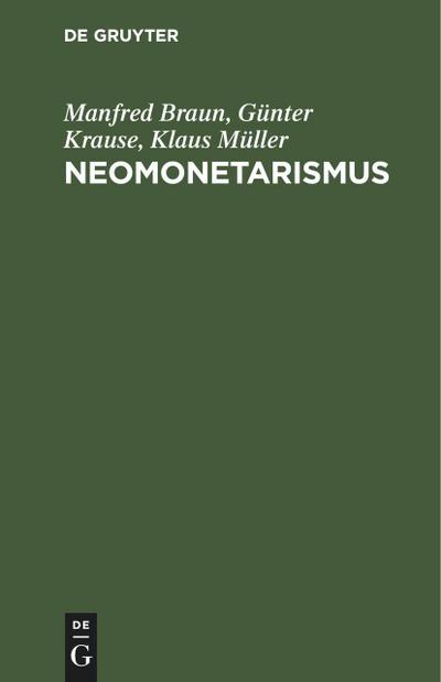 Neomonetarismus