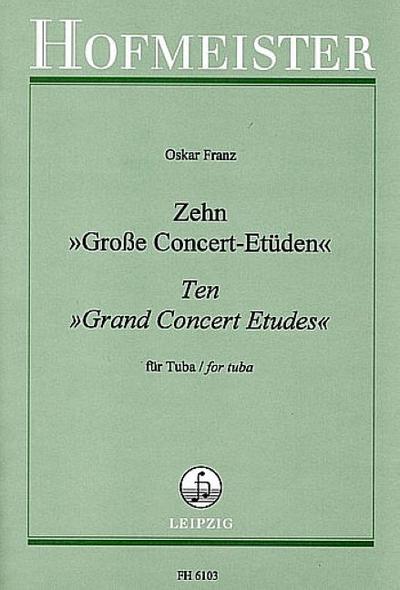 10 große Konzertetüden für Tuba