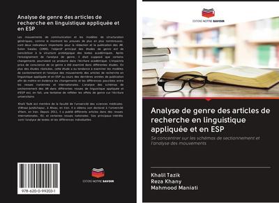 Analyse de genre des articles de recherche en linguistique appliquée et en ESP