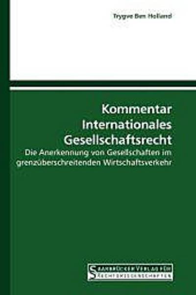 Kommentar Internationales Gesellschaftsrecht
