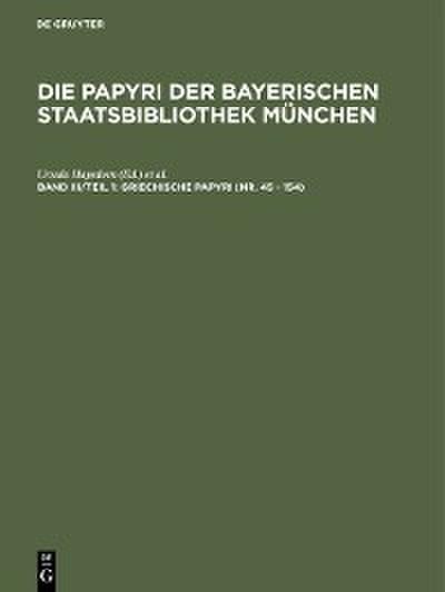 Griechische Papyri (Nr. 45 - 154)