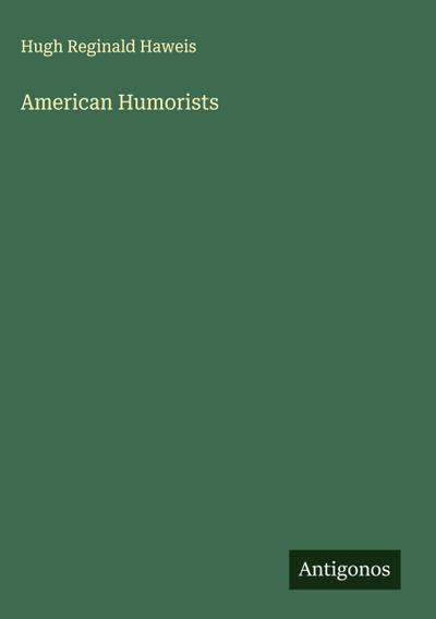 American Humorists
