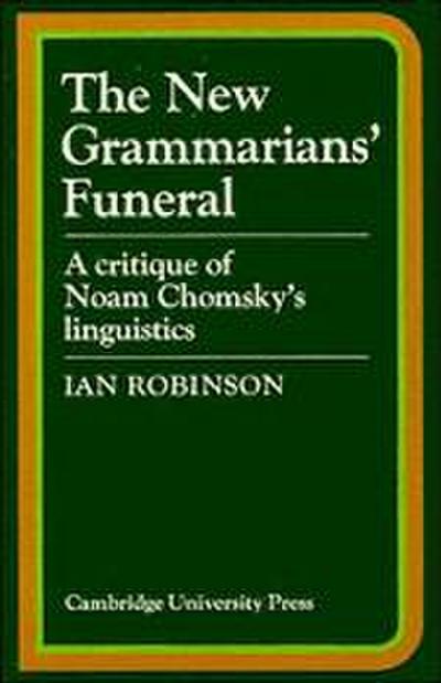 The New Grammarians’ Funeral