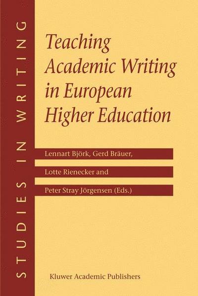 Teaching Academic Writing in European Higher Education