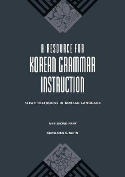 A Resource for Korean Grammar Instruction