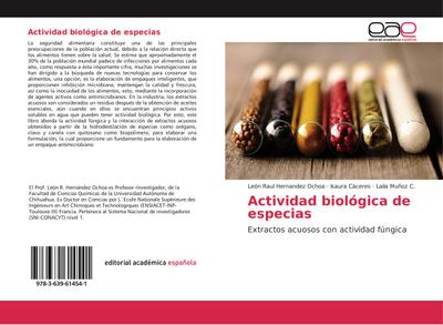 Actividad biológica de especias