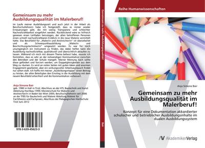 Gemeinsam zu mehr Ausbildungsqualität im Malerberuf!