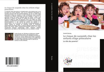 Le risque de surpoids chez les enfants d’âge préscolaire