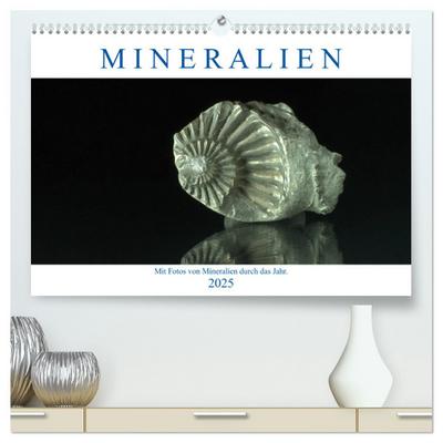 Mineralien (hochwertiger Premium Wandkalender 2025 DIN A2 quer), Kunstdruck in Hochglanz