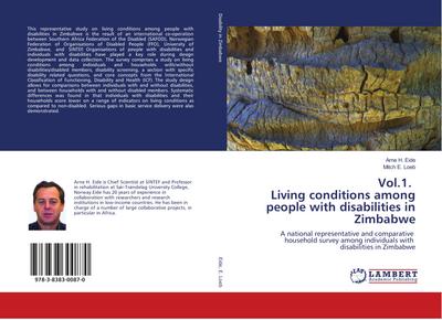 Vol.1. Living conditions among people with disabilities in Zimbabwe