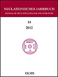 Neulateinisches Jahrbuch