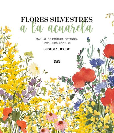 Flores silvestres a la acuarela