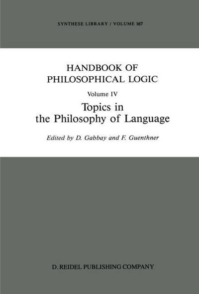 Handbook of Philosophical Logic