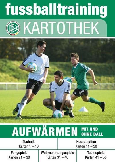 fussballtraining Kartothek: Aufwärmen mit und ohne Ball