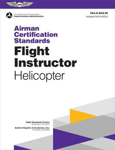 Airman Certification Standards: Flight Instructor - Helicopter (2025)