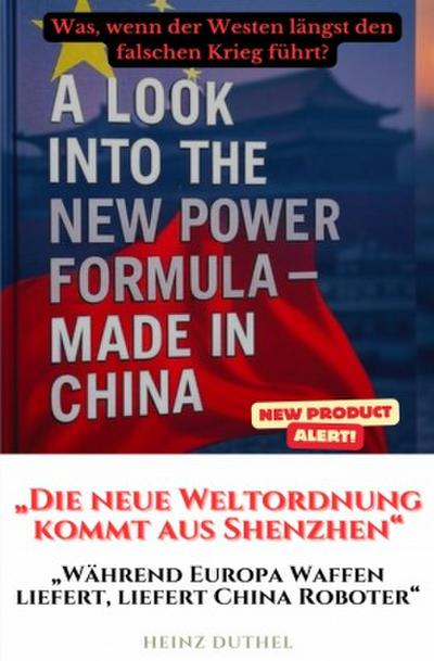 "Die neue Weltordnung kommt aus Shenzhen"
