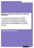 Development and validation of HPLC method for simu