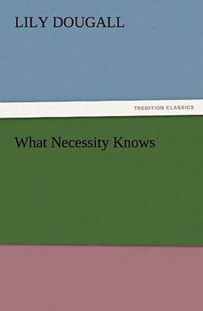 What Necessity Knows