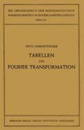 Tabellen zur Fourier Transformation
