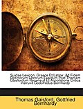 Suidae Lexicon, Graece Et Latine: Ad Fidem Optimor