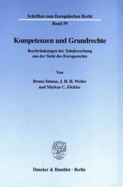Kompetenzen und Grundrechte.