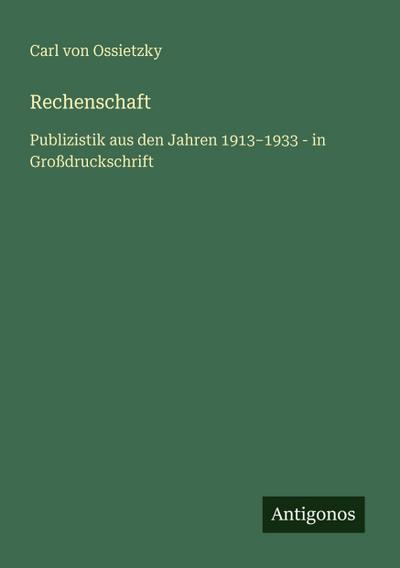 Rechenschaft