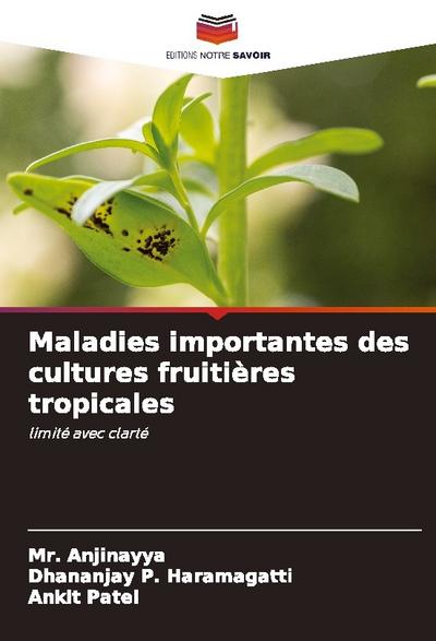 Maladies importantes des cultures fruitières tropicales