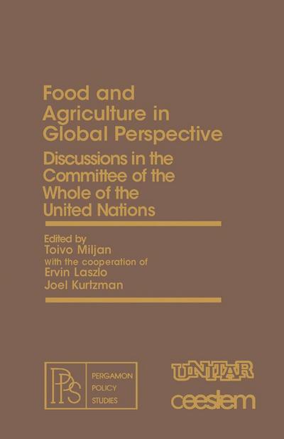 Food and Agriculture in Global Perspective
