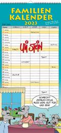 Uli Stein Familienkalender 2023: Familienplaner mit 5 Spalten