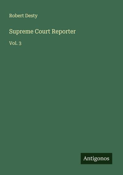 Supreme Court Reporter