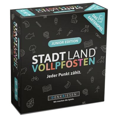 DENKRIESEN - STADT LAND VOLLPFOSTEN® - Das Kartenspiel - JUNIOR EDITION "Jeder Punkt zählt."
