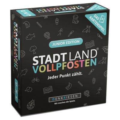 DENKRIESEN - STADT LAND VOLLPFOSTEN - Das Kartenspiel - Junior Edition