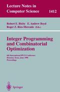 Integer Programming and Combinatorial Optimization