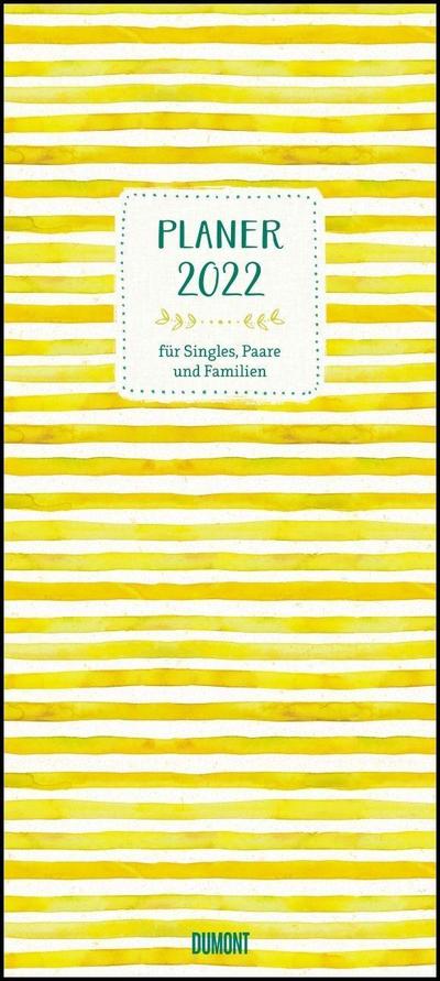All about yellow 2022 - Planer mit variabler Spaltenzahl - Format 22 x 49,5 cm