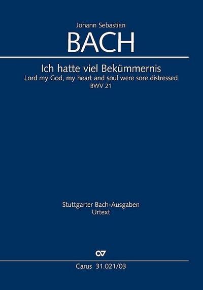 Ich hatte viel Bekümmernis (1. Fassung)