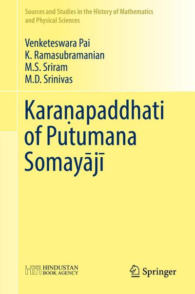 Kara¿apaddhati of Putumana Somayaji
