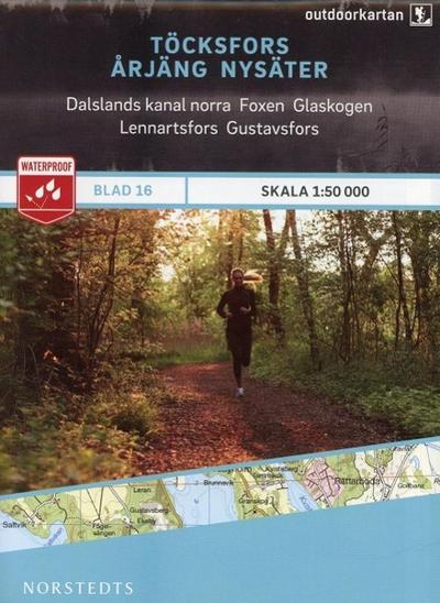 Outdoorkartan Schweden 16 Töcksfors - Arjäng - Nysater 1 : 50 000: amtliche Karte