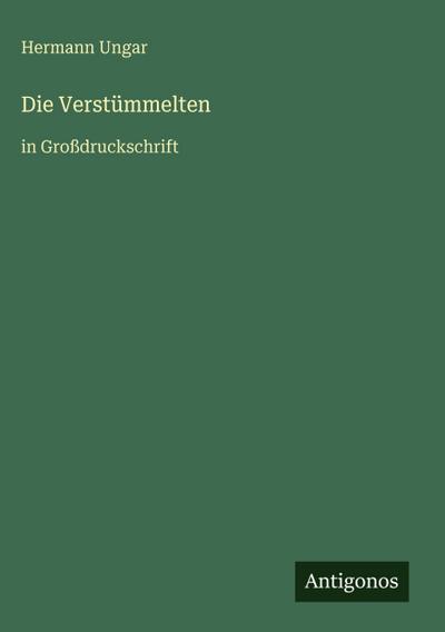 Die Verstümmelten