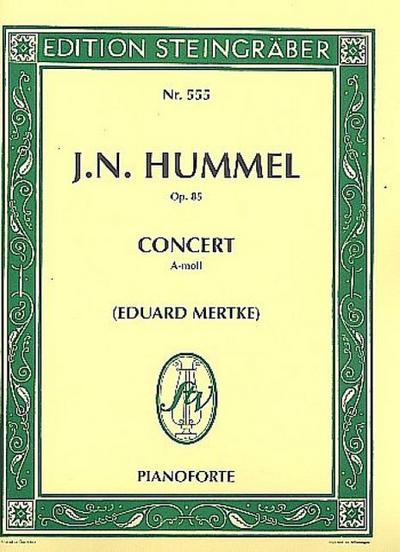 Konzert a-Moll op.85für Klavier und Orchester